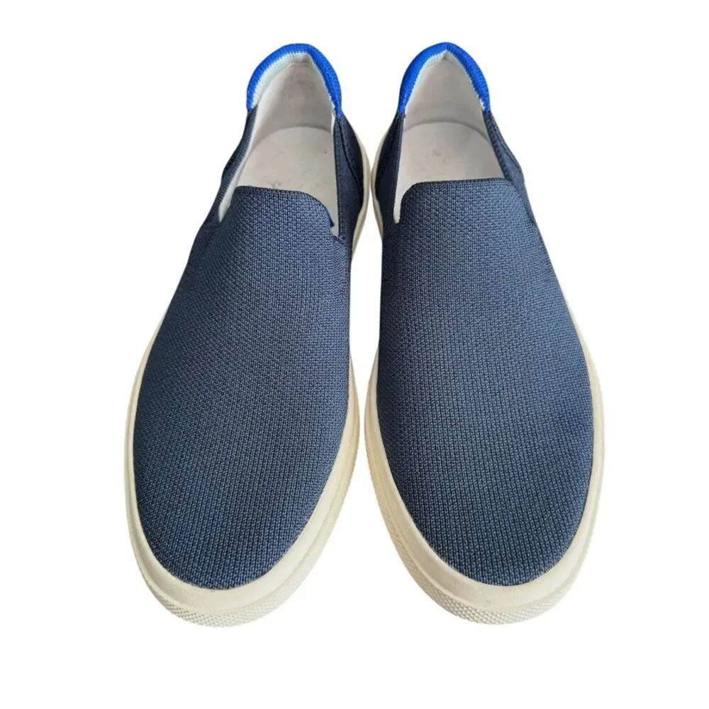 Rothy's Original‎ Slip On Sneakers Women 5.5 Navy Comfort Lightweight Casual